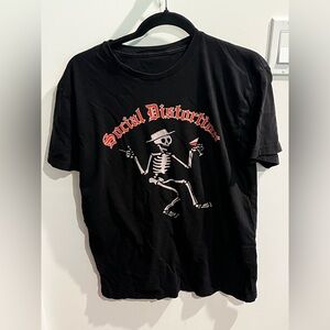 Social Distortion Black Graphic T-Shirt